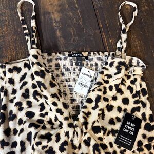 Express Leopard jumpsuit